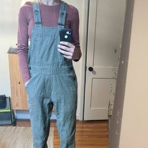 Patagonia Women's All Seasons Hemp Canvas Bib Overalls - Fatigue Green - XS